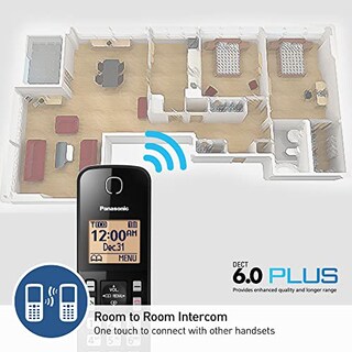 Foto 5 | Foto 5 | Teléfono Inalámbrico Panasonic Kx-tgc350b con Bloqueo de Llamadas - 1 Teléfono - Venta Internacional