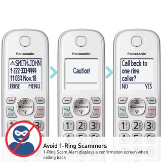 Foto 5 | Foto 5 | Teléfono Inalámbrico Panasonic Kx-tgd864w con Contestador Automático - Venta Internacional