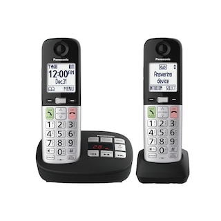 Foto 1 | Foto 1 | Teléfono Inalámbrico Panasonic Kx-tgu432b Con Pantalla Grande Y Botones - Venta Internacional.