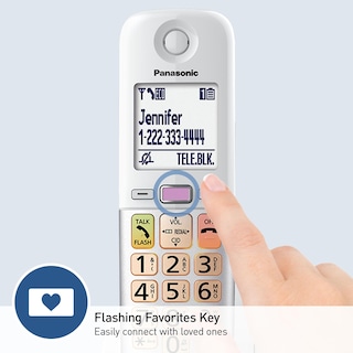 Foto 2 | Foto 2 | Teléfono Inalámbrico Panasonic Kx-tgu430w - Venta Internacional