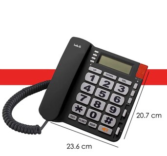 Foto 2 | Foto 2 | Teléfono Fijo Lab.g Negro