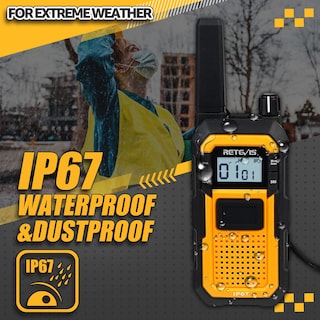 Foto 2 | Foto 2 | Walkie Talkie Retevis Rb48 De Largo Alcance A Prueba De Agua Ip67, Paquete De 6 - Venta Internacional.