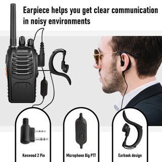Foto 4 | Foto 4 | Walkie Talkies Baofeng Bf-88a Recargables De Largo Alcance Paquete De 6 - Venta Internacional.