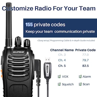 Foto 5 | Foto 5 | Walkie Talkies Baofeng Bf-88a Recargables De Largo Alcance Paquete De 6 - Venta Internacional.