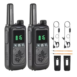 Foto 1 | Foto 1 | Walkie Talkie Radios Comunicación Recargable 5km 2pcs Eo Safe Imports Esi-13070 Negro