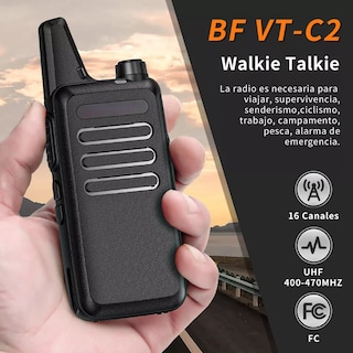 Foto 2 | Foto 2 | Radios Walkie Talkies Usb Recargable 2 Pzas Eo Safe Imports Esi-13071 Negro