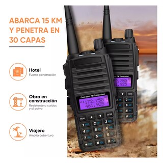 Foto 2 | Foto 2 | 5 Pcs Radios Walkie Talkie Recargable, Con Manos Libres Eo Safe Imports Esi-16158 Negro