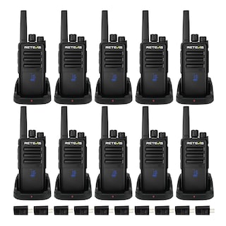 Foto 1 | Foto 1 | Radio Bidireccional Retevis Rt68h, Walkie Talkies De Largo Alcance, Paquete De 10 - Venta Internacional.