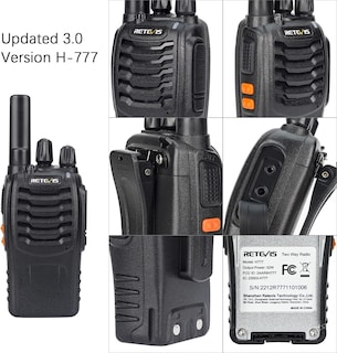 Foto 5 | Foto 5 | Radios Walkie Talkies Retevis H-777 De 2 Vías Con Auricular (paquete De 10) - Venta Internacional.