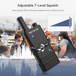 Foto 7 | Foto 7 | Walkie Talkies Retevis B3b Recargables Con Usb-c De 1620 Mah (paquete De 2) - Venta Internacional.