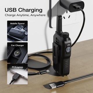 Foto 4 | Foto 4 | Walkie Talkies Baofeng Gt-18 Para Niños Y Adultos De Largo Alcance Paquete De 3 - Venta Internacional.