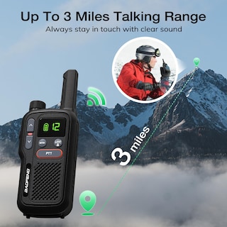 Foto 6 | Foto 6 | Walkie Talkies Baofeng Gt-18 Para Niños Y Adultos De Largo Alcance Paquete De 3 - Venta Internacional.