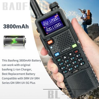 Foto 7 | Foto 7 | Batería Baofeng Ar-5rm 3800 Mah Con Usb-c Para Radioaficionados Paquete De 2 - Venta Internacional.