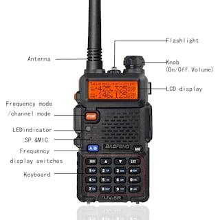 Foto 3 | Foto 3 | Walkie Talkie Baofeng Uv-5r Radioaficionado Portátil De Largo Alcance Paquete De 2 - Venta Internacional.