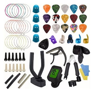 Foto 1 | Foto 1 | Kit De Accesorios Para Guitarra Acustica Cuerdas 66 Unidades Multicolor