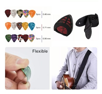 Foto 2 | Foto 2 | Kit De Accesorios Para Guitarra Acustica Cuerdas 66 Unidades Multicolor