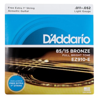 Foto 1 | Foto 1 | Encordadura con Entorchado de Bronce D'Addario EZ910-E 85/15