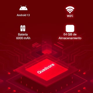 Foto 6 | Foto 6 | Tablet COMPAQ Q Tab 8'' Wifi Negro más Audífonos