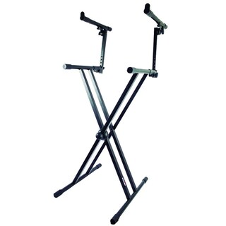 Foto 1 | Foto 1 | Pedestal Profesional Tipo Tijera Para 2 Teclados