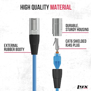 Foto 2 | Foto 2 | Cable Ethercon Lyxpro Blindado Cat6 De 300 Pies Para Audio E Iluminación - Venta Internacional.