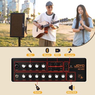 Foto 3 | Foto 3 | Amplificador De Guitarra Joyo Ac-40s 40w Para Acústica Con Bluetooth Y Batería - Venta Internacional.
