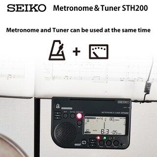 Foto 2 | Foto 2 | Sintonizador De Metrónomo Seiko Sth200b Con Volumen Alto Para Banda De Música - Venta Internacional.