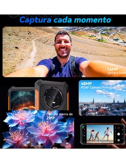 Foto 7 | Foto 7 | Celular Petukita Box Kingkong Robusto Con Dual Sim 128 Gb Negro 6 Gb Ram Negro