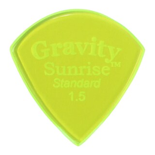 Foto 1 | Foto 1 | Púa de Guitarra Gravity Sunrise 1.5 mm Verde Fluorescente Pulida - Venta Internacional