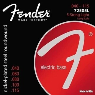 Foto 1 | Foto 1 | Cuerdas Para Bajo Fender 7250 De Acero Niquelado, Bobinado - Venta Internacional.