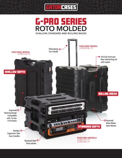 Foto 7 | Foto 7 | Rack Case Gator Cases Pro Series 10u 19 Pulgadas De Profundidad G-pro-10u-19 - Venta Internacional.