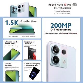 Foto 6 | Foto 6 | Teléfono Inteligente Xiaomi Redmi Note 13 Pro 5g 256 Gb + 8 Gb de Ram - Venta Internacional