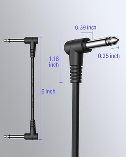 Foto 2 | Foto 2 | Cables De Conexión Para Pedales De Efectos De Guitarra Donner De 6 Pulgadas, Negros, 3 Paquetes - Venta Internacional.