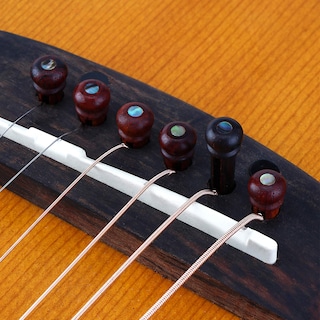 Foto 7 | Foto 7 | Pinzas De Madera Donner Para Guitarra Acústica Con Punto De Abulón, 6 Unidades - Venta Internacional.
