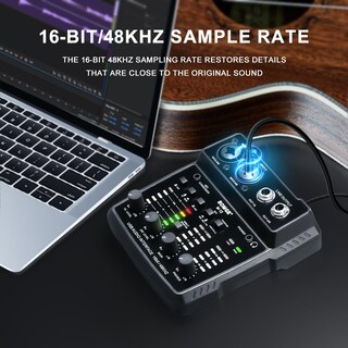 Foto 2 | Foto 2 | Interfaz De Audio Usb Bomge M12 Mezclador De 2 Canales Con Alimentación De 48 V - Venta Internacional.
