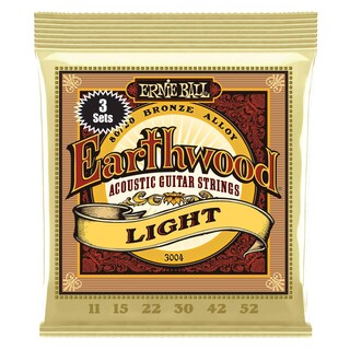 Foto 5 | Foto 5 | Juego De 3 Cuerdas Ernie Ball Earthwood Light 80/20 Bronze Para Guitarra Acústica, Calibre 11-52 (p0 - Venta Internacional.