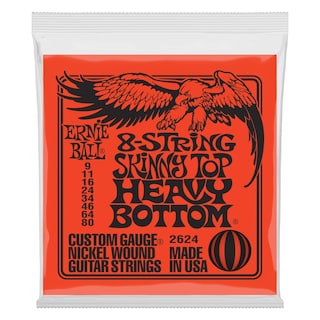 Foto 1 | Foto 1 | Cuerdas Para Guitarra Eléctrica Ernie Ball, 8 Cuerdas, Calibre 9-80 - Venta Internacional.