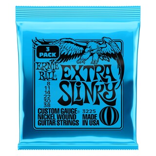Foto 2 | Foto 2 | Cuerdas Para Guitarra Eléctrica Ernie Ball Extra Slinky Calibre 8-38 - Venta Internacional.