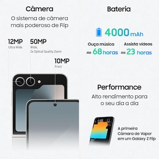 Foto 6 | Foto 6 | Teléfono Celular Samsung Galaxy Z Flip6 5g, 512 Gb, 12 Gb De Ram, Pantalla 6.7, Cámara. Dual+ Selfie