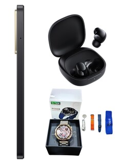 Foto 5 | Foto 5 | Bundle Xiaomi Poco C71 128gb Rom Xiaomi Negro Incluye Xiaomi Bunds 6 Play Negros Y Smartwatch G-tide Power