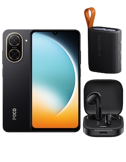 Foto 1 | Foto 1 | Bundle Xiaomi Poco C71 128gb Rom Xiaomi Negro Incluye Xiaomi Bunds 6 Active Negros Y Xiaomi Sound Pocket