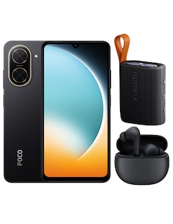 Foto 1 | Foto 1 | Bundle Xiaomi Poco C71 128gb Rom Xiaomi Negro Incluye Xiaomi Bunds 4 Active Negros Y Xiaomi Sound Pocket