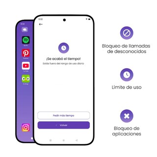 Foto 2 | Foto 2 | Celular Para Adolescentes Control Parental Moto G35 5g 8 Gb 256 Gb 5g Momophone Negro