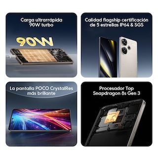Foto 5 | Foto 5 | Teléfono Inteligente Xiaomi Poco F6 5g + 4g Lte 256 Gb Ram 8 Gb - Venta Internacional.
