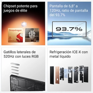 Foto 4 | Foto 4 | Smartphone Redmagic 10 Air 16 Gb De Ram 512 Gb De Rom Hailstone
