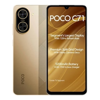 Foto 2 | Foto 2 | Celular Xiaomi Poco C71 128 GB Dorado con Smartwatch Bossney Bs K2310
