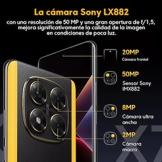Foto 6 | Foto 6 | Teléfono Inteligente Xiaomi Poco X7 5g + 4g Lte 512 Gb + 12 Gb Ram - Venta Internacional.