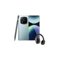 Celular Xiaomi Redmi Note 14 Pro Plus 5g Snapdragon 7s-gen3 8c 12gb 512gb 6.67'' Azul + Audifonos Bluetooth Y Lápiz Táctil