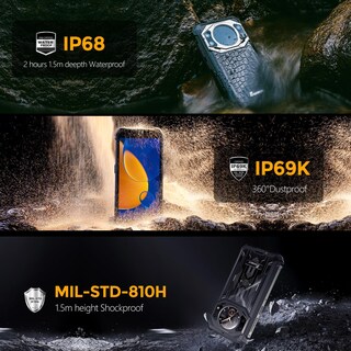 Foto 5 | Foto 5 | Smartphone Robusto Fossibot F101 Pro Desbloqueado De 15+128 Gb 10600 Mah - Venta Internacional.