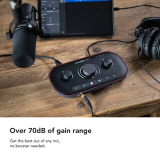 Foto 3 | Foto 3 | Interfaz De Podcasting Focusrite Vocaster Two Studio Con Micrófono Y Hp - Venta Internacional.