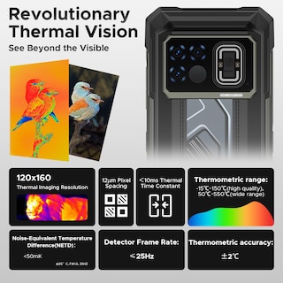 Foto 4 | Foto 4 | Smartphone Robusto Doogee Fire 6 Max (2025) 5g Con Cámara Térmica - Venta Internacional.